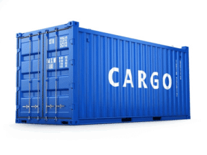 container casetas azul